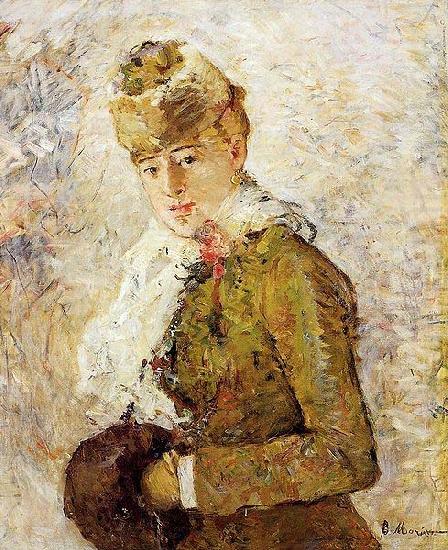 Berthe Morisot Winter aka Woman with a Muff, china oil painting image